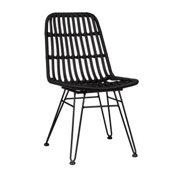 Καρέκλα Art Maison Castile - Black (46x62x86εκ.)