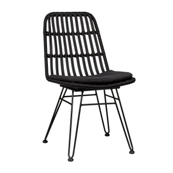 Καρέκλα Art Maison Castile - Black (46x62x86εκ.)