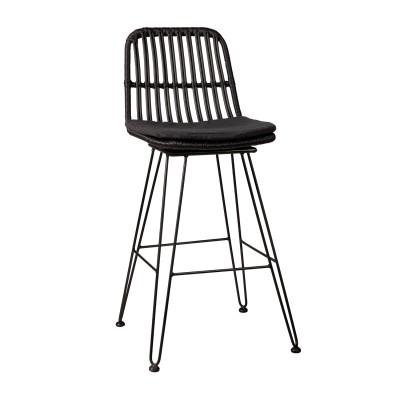 Σκαμπώ Μπαρ Art Maison Castile - Black (46x54x107εκ.) Σκαμπώ Μπαρ Art Maison Castile - Black (46x54x107εκ.)