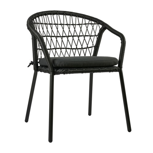 Πολυθρόνα Art Maison Mieres - Black (61.5x61x80cm)
