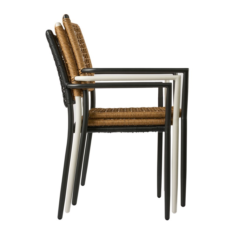 Πολυθρόνα Art Maison Huesca - Natural Black (57x60x88cm)