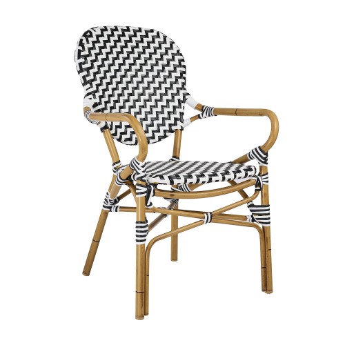 Καρέκλα Art Maison Sanildefonso - White Black (59x63x94cm)
