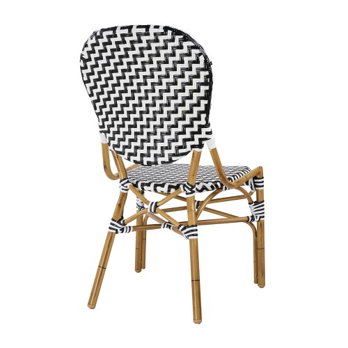 Καρέκλα Art Maison Sanildefonso - White Black (51x62x95cm)