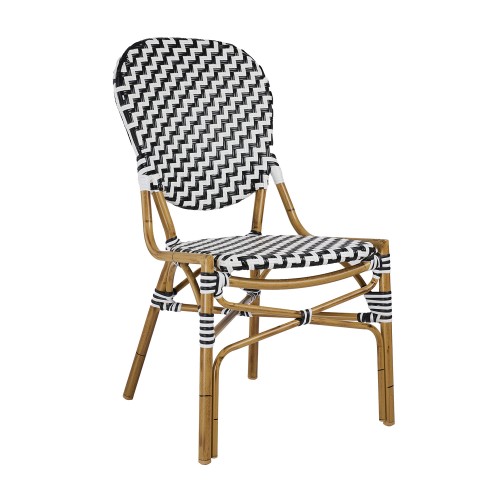 Καρέκλα Art Maison Sanildefonso - White Black (51x62x95cm)