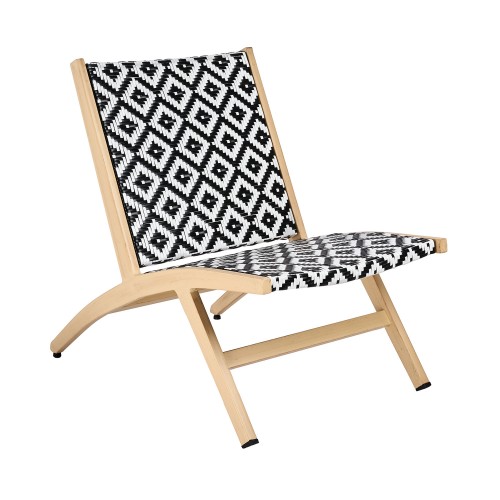 Καρέκλα Art Maison Sanildefonso - White Black (56x90x79cm)