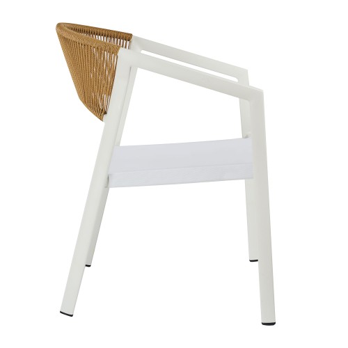 Καρέκλα Art Maison Laspalmas - White Natural (56x60x80εκ.)