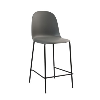 Σκαμπώ Μπαρ Art Maison Cantabria - Gray (45x51x100εκ.)