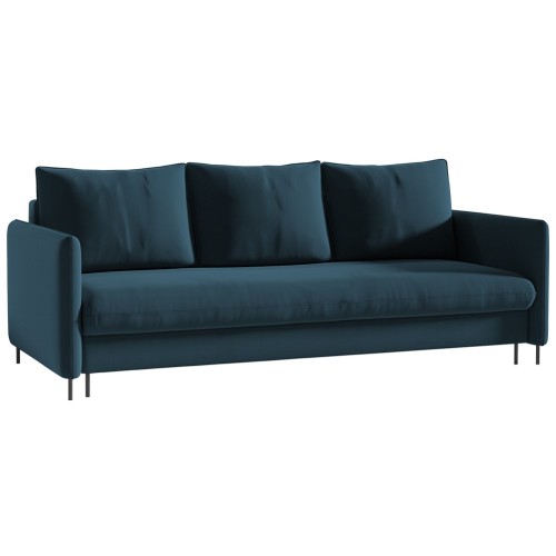 Τριθέσιος καναπές Art Maison Aquebogue - Blue (216x91x95εκ) 