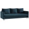 Τριθέσιος καναπές Art Maison Aquebogue - Blue (216x91x95εκ) 