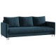 Τριθέσιος καναπές Art Maison Aquebogue - Blue (216x91x95εκ)