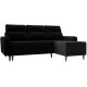 Γωνιακός καναπές Δεξιά Γωνία Art Maison Apalachin - Black (236x148x99εκ)