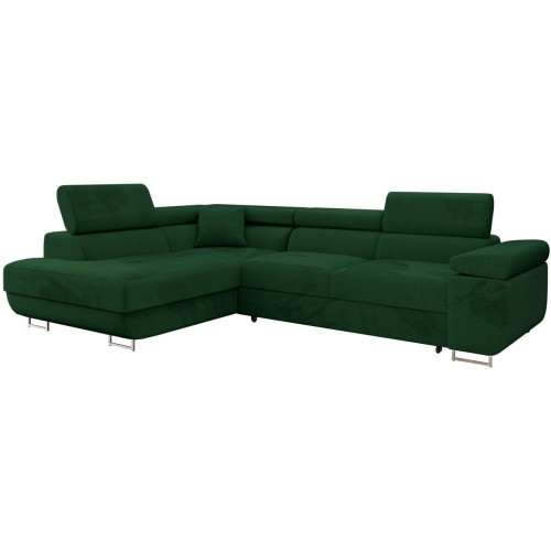 Γωνιακός καναπές Αριστερή Γωνία Art Maison Angola - Green (274x203x87εκ)