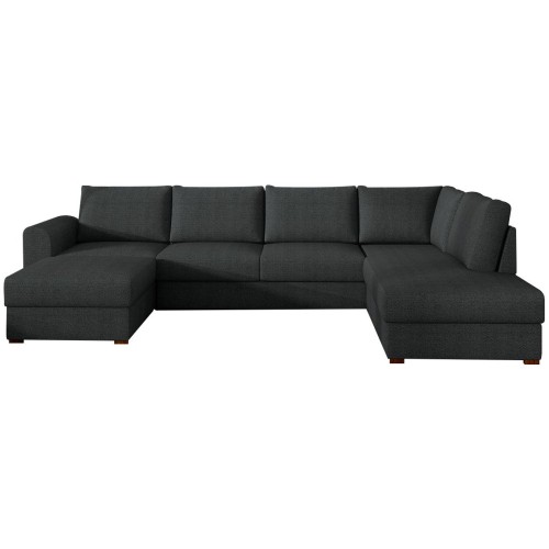 Γωνιακός καναπές Δεξιά Γωνία Art Maison Amityville - Black (305x188x85εκ.)