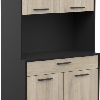 ΕΠΙΠΛΟ ΚΟΥΖΙΝΑΣ ART MAISON AVALON - NATURAL BLACK (83,3x40x176,1εκ.)