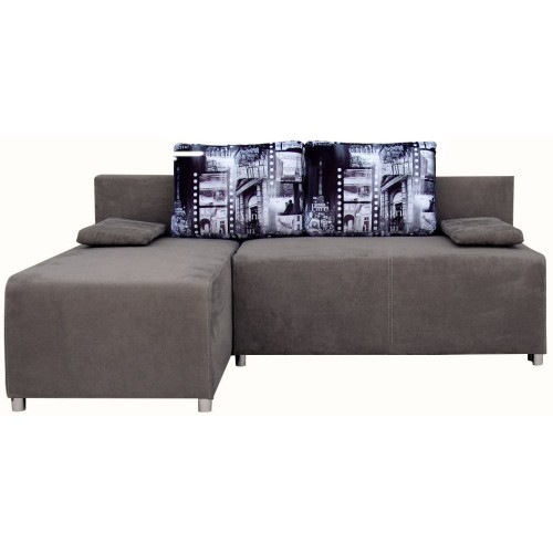 Γωνιακός καναπές Art Maison Allegany - Gray (200x146x90εκ)