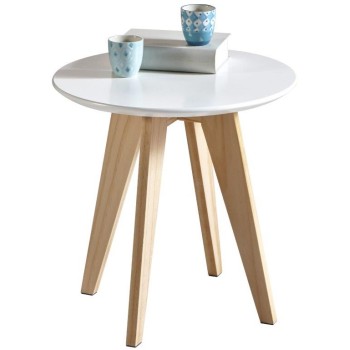 ΤΡΑΠΕΖΑΚΙ ART MAISON BELMONT - NATURAL WHITE (40x40x40εκ.)
