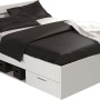 ΚΡΕΒΑΤΙ ART MAISON GRIMSTAD - WHITE (ΓΙΑ ΣΤΡΩΜΑ 90X200εκ.)