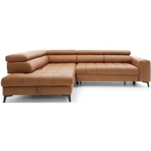 Γωνιακός καναπές Αριστερή Γωνία Art Maison Altamont - Brown (280x196x100εκ)