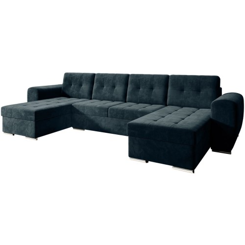 Γωνιακός καναπές Art Maison Ardsley - Dark Blue (326x157x97εκ) 