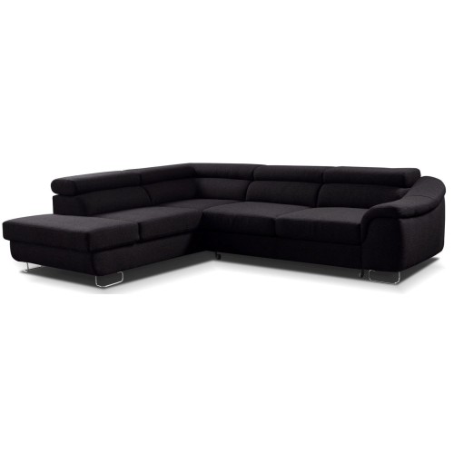 Γωνιακός καναπές Αριστερή Γωνία Art Maison Amagansett - Black (346x223x68εκ.)