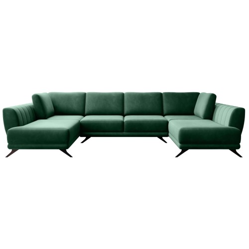 Γωνιακός καναπές Art Maison Almond - Green (362x191x90εκ)