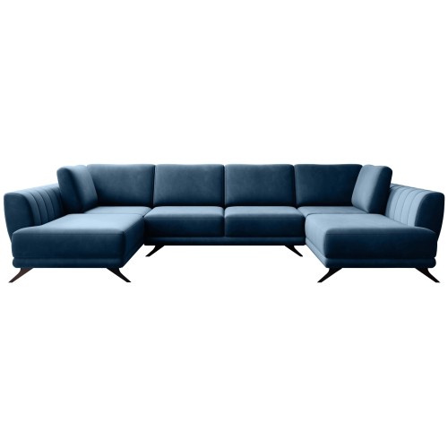 Γωνιακός καναπές Art Maison Almond - Blue (362x191x90εκ)