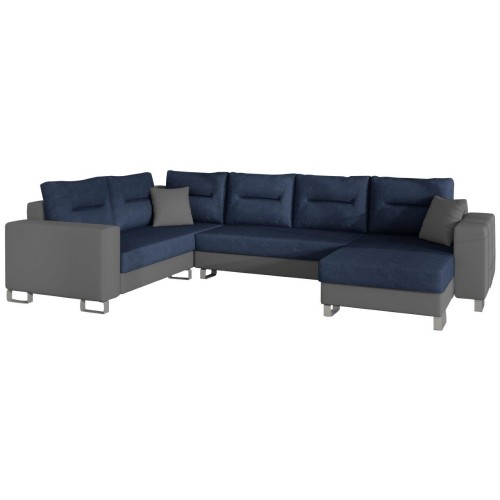 Γωνιακός καναπές Δεξιά Γωνία Art Maison Afton - Blue Gray (312x210x95εκ)