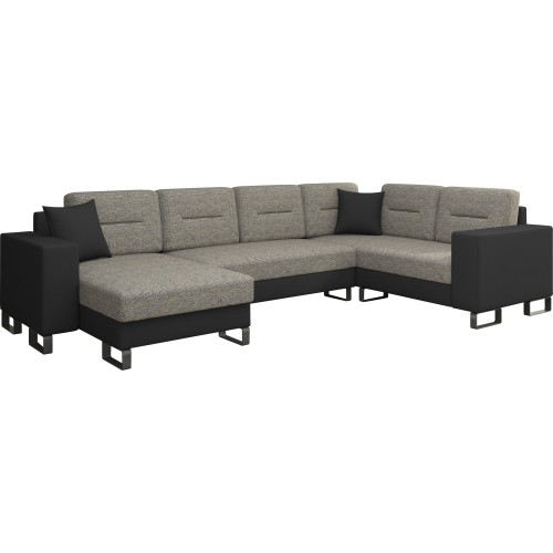 Γωνιακός καναπές Αριστερή Γωνία Art Maison Afton - Light Dark Gray (312x210x95εκ)