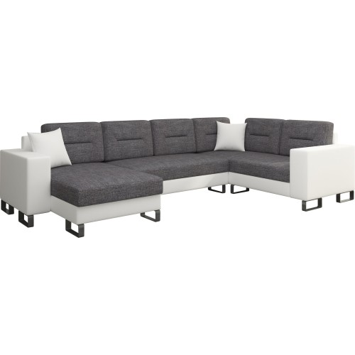 Γωνιακός καναπές Αριστερή Γωνία Art Maison Afton - Charcoal White (312x210x95εκ)