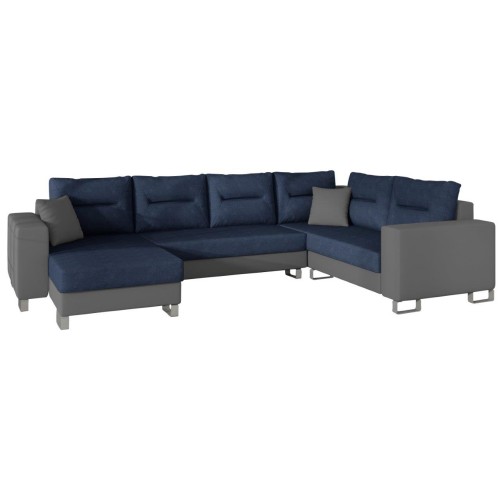 Γωνιακός καναπές Αριστερή Γωνία Art Maison Afton - Blue Gray (312x210x95εκ)