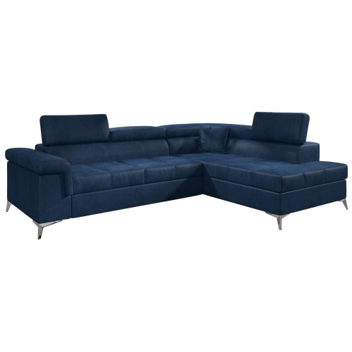 Γωνιακός καναπές Δεξιά Γωνία Art Maison Altmar - Blue (280x196x100εκ)