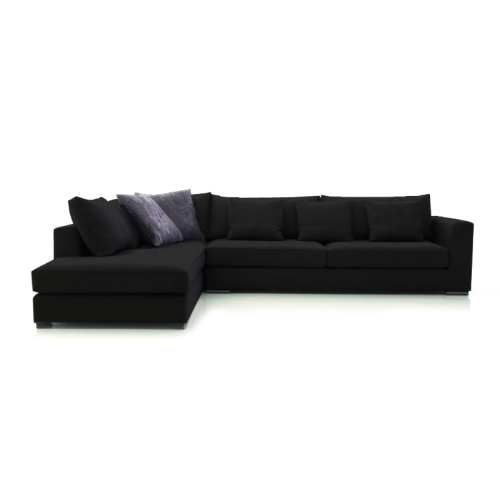 Γωνιακός καναπές Αριστερή Γωνία Art Maison Akron - Black (290x230x90cm)