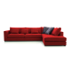 Γωνιακός καναπές Αριστερή Γωνία Art Maison Akron - Red (270x210x90εκ)