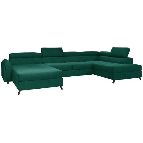 Γωνιακός καναπές Δεξιά Γωνία Art Maison Andes - Green (370x190x98εκ)
