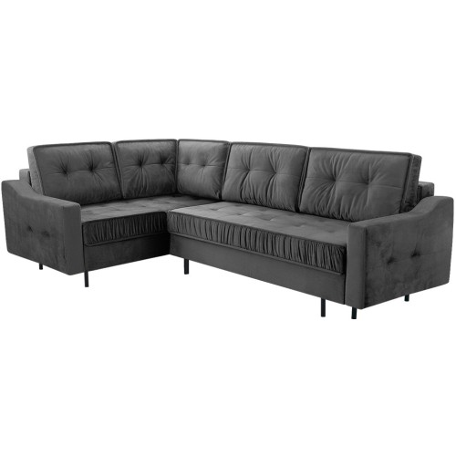 Γωνιακός καναπές Αριστερή Γωνία Art Maison Albion - Dark Gray (289x185x105εκ)