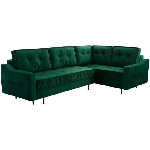 Γωνιακός καναπές Δεξιά Γωνία Art Maison Albion - Green (289x185x105εκ)