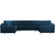 Γωνιακός καναπές Art Maison Albion - Dark Blue (365x185x105εκ)