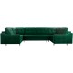 Γωνιακός καναπές Art Maison Albion - Green (365x185x105εκ)