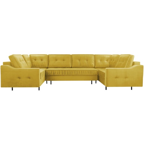 Γωνιακός καναπές Art Maison Albion - Yellow (365x185x105εκ)