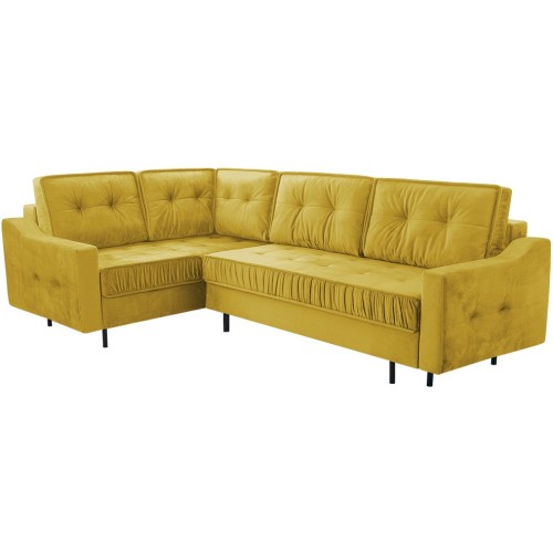 Γωνιακός καναπές Αριστερή Γωνία Art Maison Albion - Yellow (289x185x105εκ)