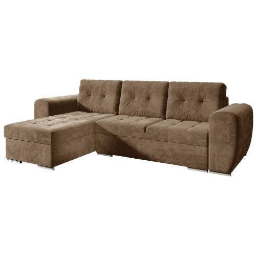 Γωνιακός καναπές Art Maison Ardsley - Brown (256x156x97εκ) 