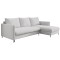 Γωνιακός καναπές Δεξιά Γωνία Art Maison Aquebogue - White (216x145x95εκ) 