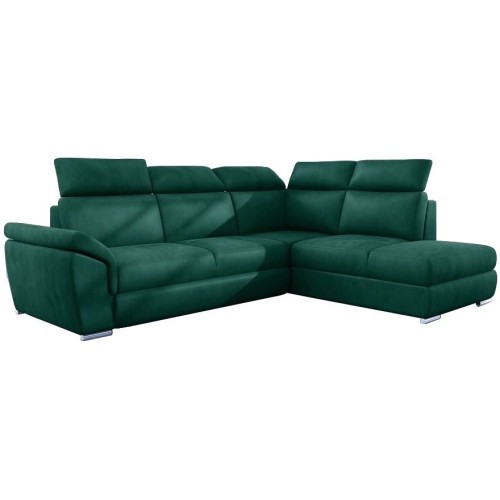 Γωνιακός καναπές Δεξιά Γωνία Art Maison Addison -  Green (260x210x102εκ)