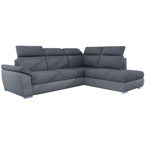 Γωνιακός καναπές Δεξιά Γωνία Art Maison Addison - Dark Gray (260x210x102εκ)