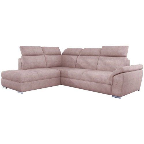 Γωνιακός καναπές Αριστερή Γωνία Art Maison Addison - Pink (260x210x102εκ)
