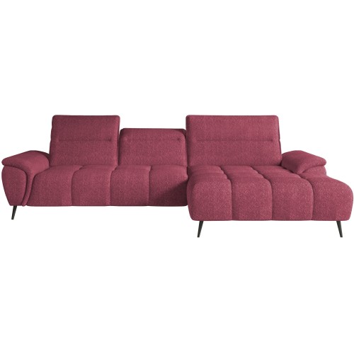 Γωνιακός καναπές Δεξιά Γωνία Art Maison Angelica - Magenta (276x185x80εκ)