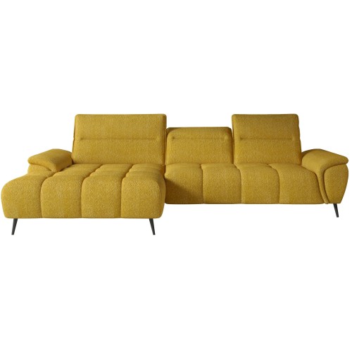 Γωνιακός καναπές Αριστερή Γωνία Art Maison Angelica - Yellow (276x185x80εκ)