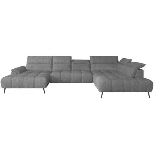Γωνιακός καναπές Δεξιά Γωνία Art Maison Angelica - Gray (389x220x80εκ)