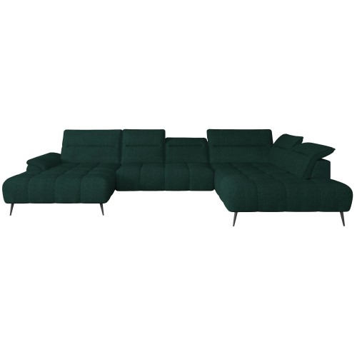 Γωνιακός καναπές Δεξιά Γωνία Art Maison Angelica - Green (389x220x80εκ)