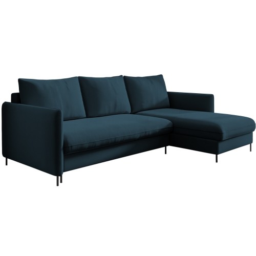 Γωνιακός καναπές Δεξιά Γωνία Art Maison Aquebogue - Blue (216x145x95εκ) 
